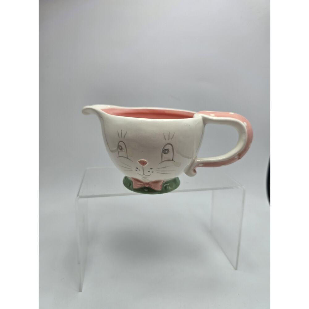 JOHANNA PARKER DESIGN Spring Easter Bunny Ceramic Creamer